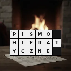 Hasło krzyżówkowe jedna z form starożytnego pisma egipskiego służąca przeważnie do zapisywania świętych tekstów na papirusie - pismo hieratyczne – rozwiązanie, synonimy, podpowiedzi i definicje krzyżówkowe